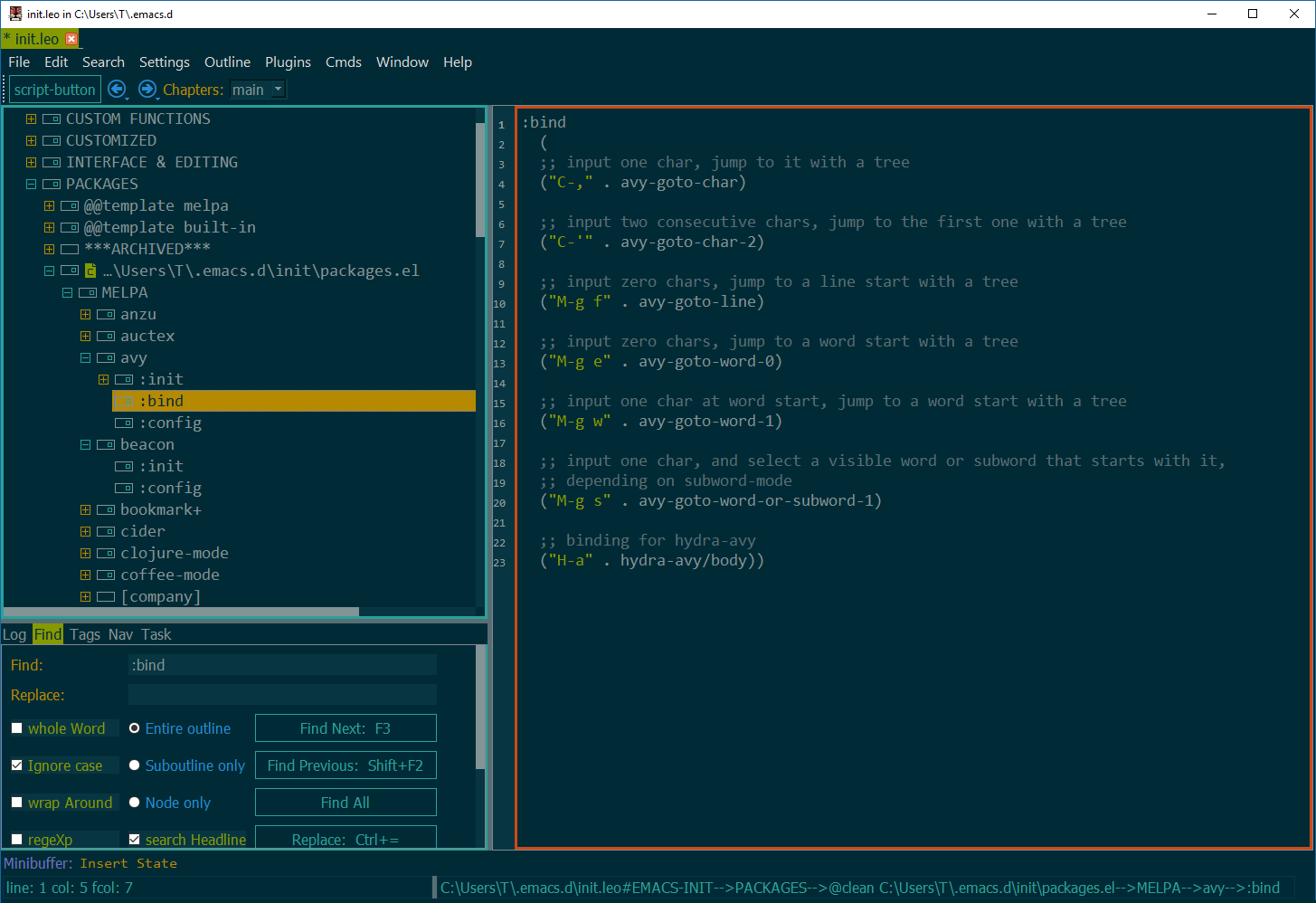 emacsConfig